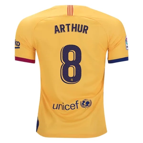 Camiseta Barcelona NO.8 Arthur 1ª Kit 2019 2020 Azul Rojo